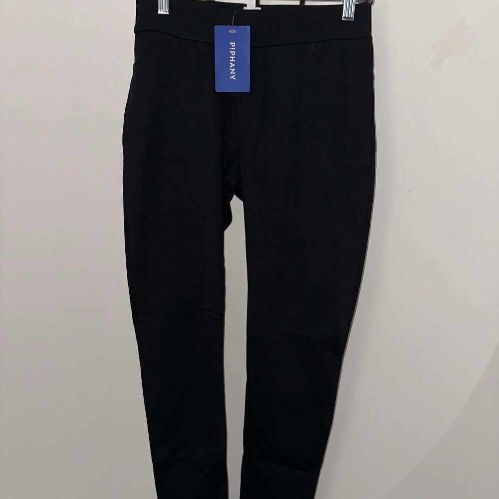 NWT Piphany Black sculpted Jeggings, size Small
